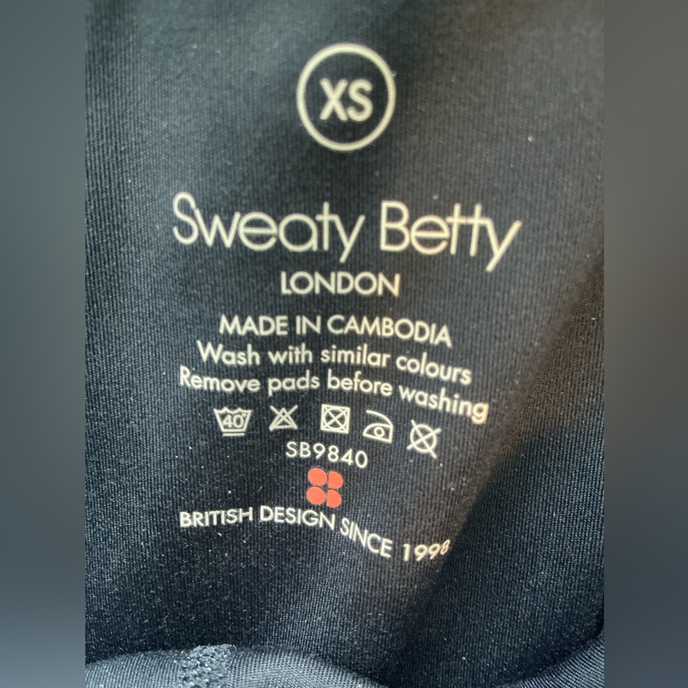 SWEATY BETTY Asymmetric Sport Dress | Navy | Size XS - Picture 9 of 9